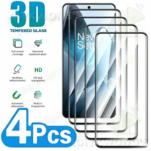 KAYKWONG'S For Oneplus 11/12/13/15/11r/12r Tempered Glass Screen Protector Set, 4pcs, 9h Hardness, Anti-Scratch, Oil Resistant, Full Protection