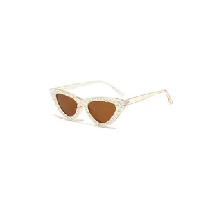 DAMAGE ASIA OPTICALS Pearl-Embellished Cat-Eye Sunglasses