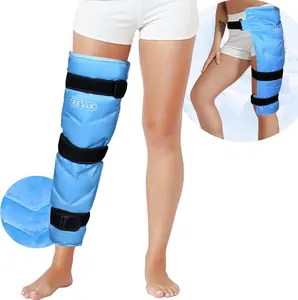 REVIX Ultra Large Ice Pack for Leg, Hip, Thigh, Knee and Shin Splint, Cold Wrap with 3 Straps, Multipurpose Cold Therapy Essential