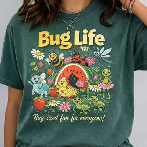 Vintage A Bug's Life A Bug's Land shirt, Ride shirt, Heimlich Flik Hopper Princess Atta Bug shirt, Family trip tee G4U