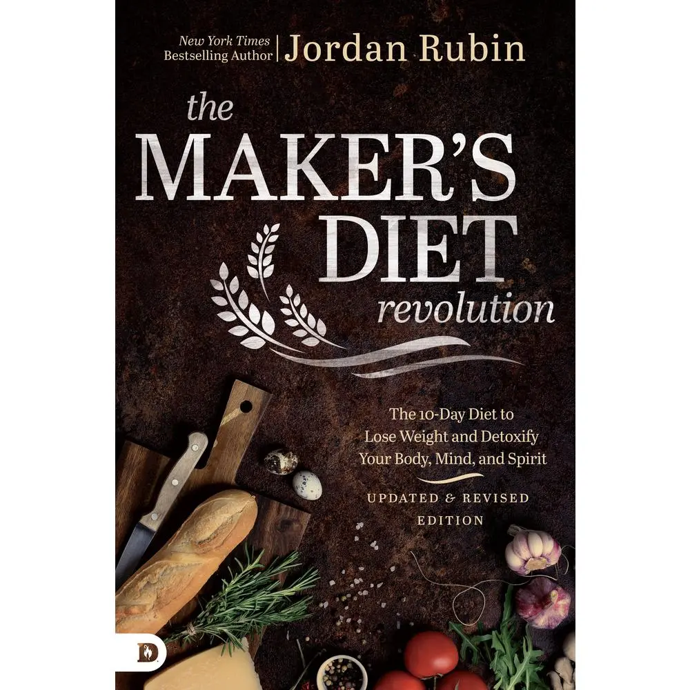 USED Book - The Maker's Diet Revolution Revised: The 10 Day Diet to Lose Weight and Detoxify Your Body, Mind, and Spirit by Rubin, Jordan (Paperback) - english