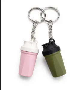 mini shaker bottle keychain