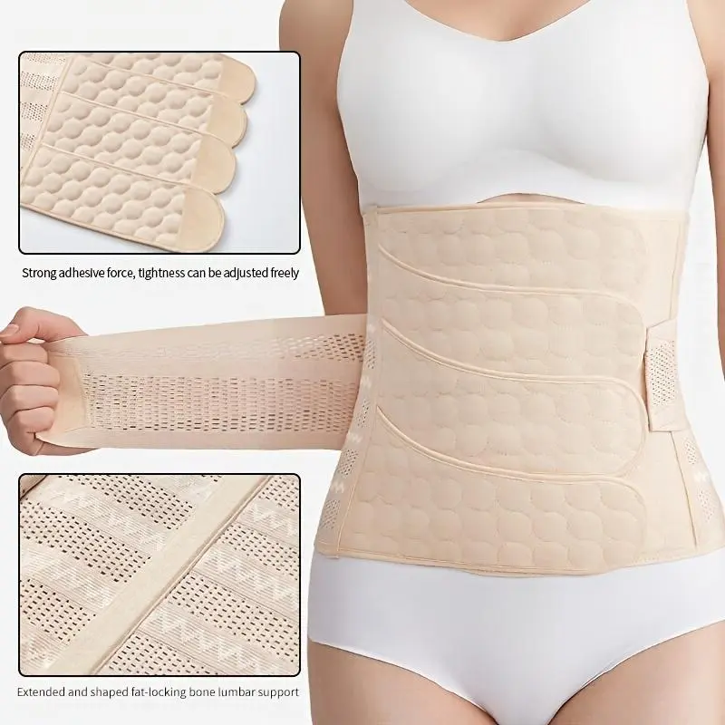 Postpartum Maternity Shaper - Elegant, Soft, Breathable Abdominal Binder with Lumbar Support for C-Section, Natural Birth Recovery (Fitness Accessory), Shapewear
