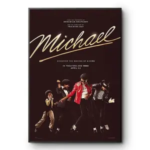 Michael Jackson The Michael Movie 2025 Biopic Film Poster