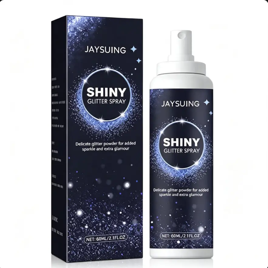 Shimmer Body Glitter Spray, Long-Lasting Shimmering Cosmetic for Hair and Body, Easy-to-Apply  for Adults and Cosplay Parties  Disposable Makeup Tool Accessory Set brush washer bag storage zip closure realistic faux freckle