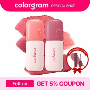 Colorgram Blurry Lip Duo - Nude Blur Tint | K-Beauty Makeup | Soft Matte Lip Stain | Powdery Finish | 2-in-1 Lip & Cheek | Lightweight & Buildable I summervibes