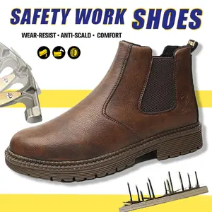 Mining Splash-proof Smash-proof Puncture-proof Breathable Safety Shoes Underground