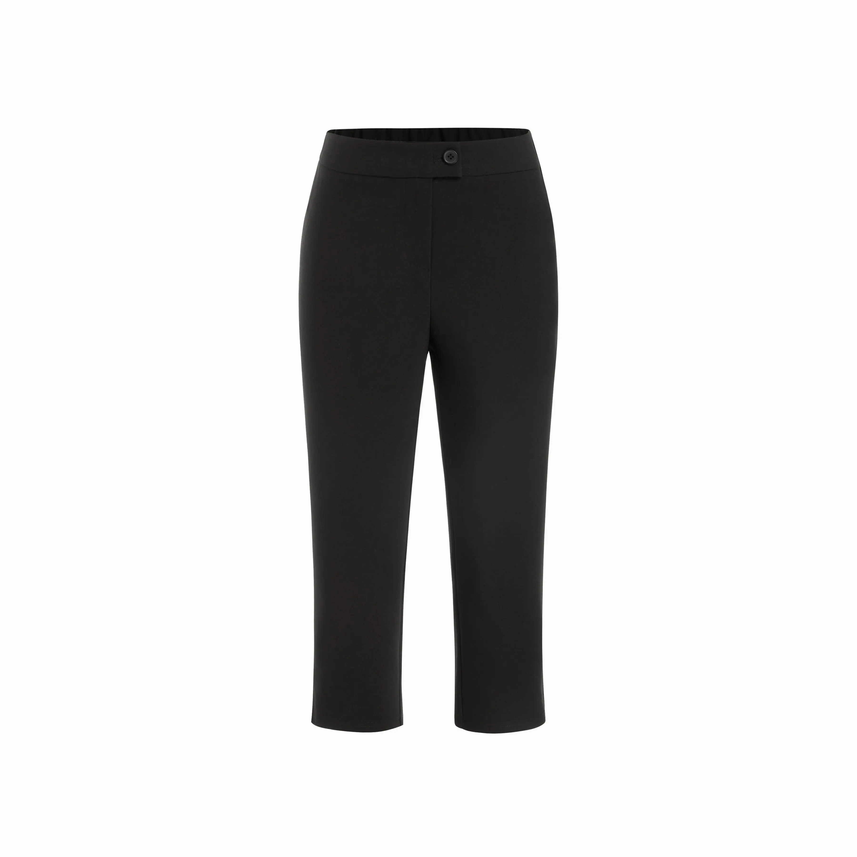 Cider Mid Rise Solid Legging Capri Pants