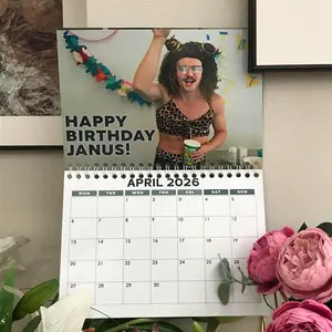 [CLEARANCE] Do It Lady Chit The Office Funny 2026 Wall Calendar And Planner, Unique Christmas Gift, Holiday Gift Ideas HFN