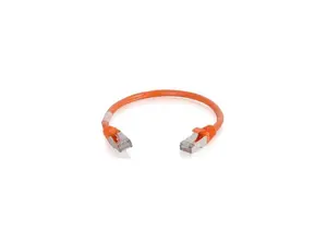 C2G 25ft Cat6 Snagless Shielded STP Network Patch Cable Orange 00894 C2G 25ft Cat6 Snagless Shielded STP Network Patch Cable Orange 00894