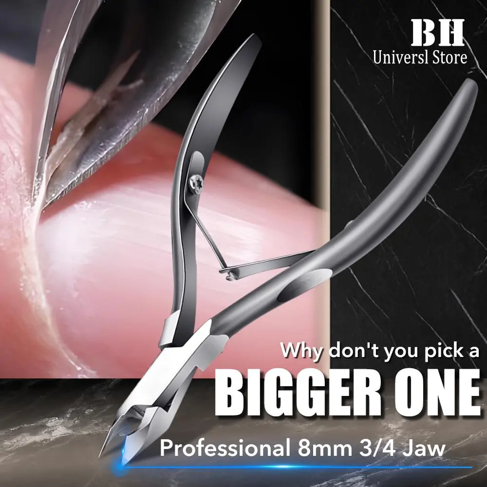 1Pcs Cuticle Nippers Trimmer 3/4 Jaw Cuticle Scissors Stainless Steel Clippers Cutter Remover Pedicure Manicure Nail Tool