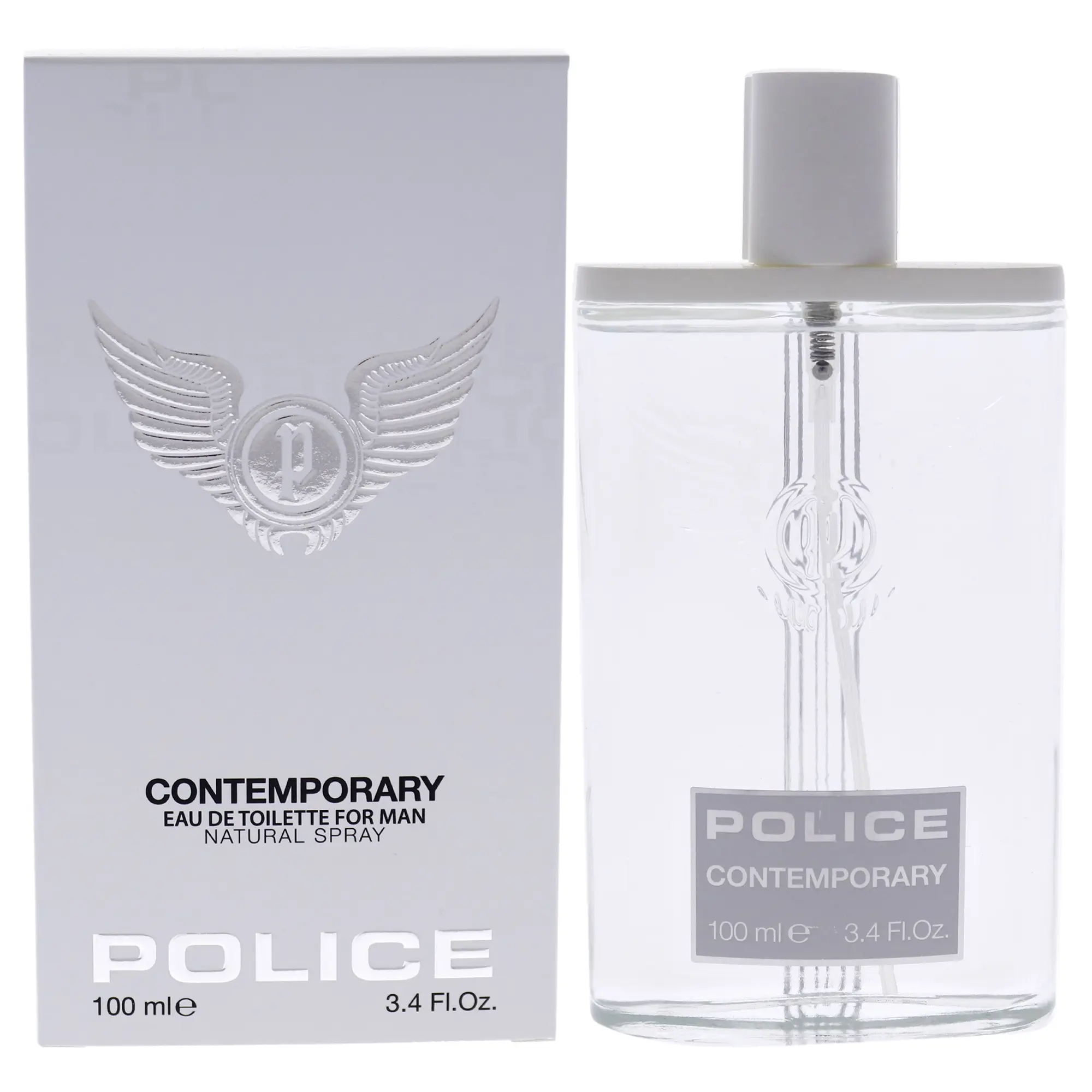 Contemporary by Police - Fragrance for Men - Woody Scent - Opens with Bergamot and Juniper, Blended with Lavender, Musk, and Rosemary - for Distinctive, Modern Gentlemen - 3.4 oz EDT Spray