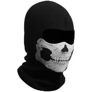 Motorcycle Balaclava Face Mask, Full Face Skull Mask, Men's Hat, Ski Cap, Anti-UV, Windproof, Head Neck Warmer, Bicycle Helmet Liner, Tactical Mask