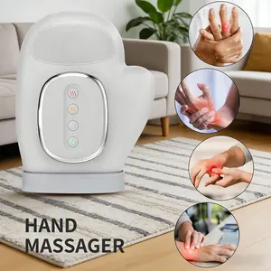 1PC Electric Hand Massager | Air Compression + Kneading Rollers + Heat | Relieve Hand Pain for Office Use