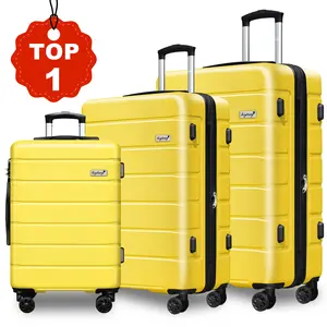 KEYTANG Luggage 3-Piece Set! Hard Shell + YKK Zippers + TSA Lock + 20% Expandable + 360° Wheels