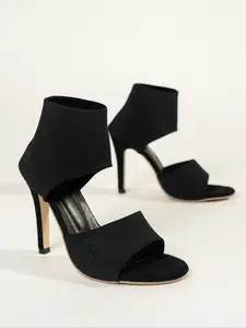 Women's High Heel Ankle Boots, Fashion Design, Pointed Toe, Slip-On Short Boots, Elegant Shoes for Daily Wear