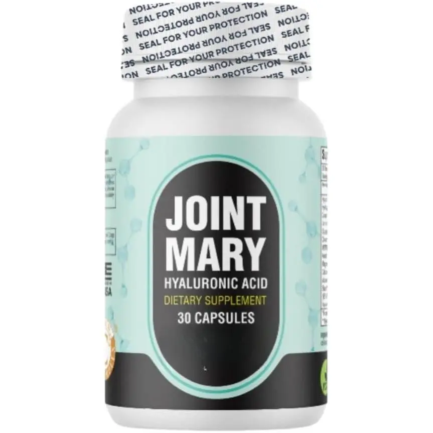 Hyaluronic Acid Supplement– Advanced Joint Support with Hydrolyzed Collagen, Turmeric, Glucosamine, MSM, Vitamin C – 30 Capsules Healthcare Fitness