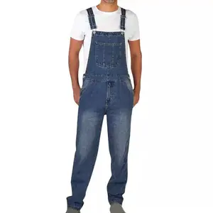 Men’s Denim Bib Overalls — New, Straight-Leg Workwear Jumpsuits (Formal)