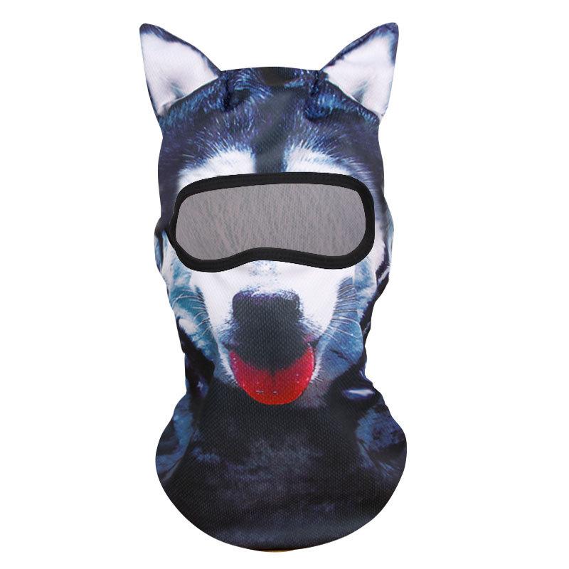 3D Cat Ski Balaclava Sheisty Face Mask with Ears for Music Festivals Raves Ski Halloween Party Outdoor Activities