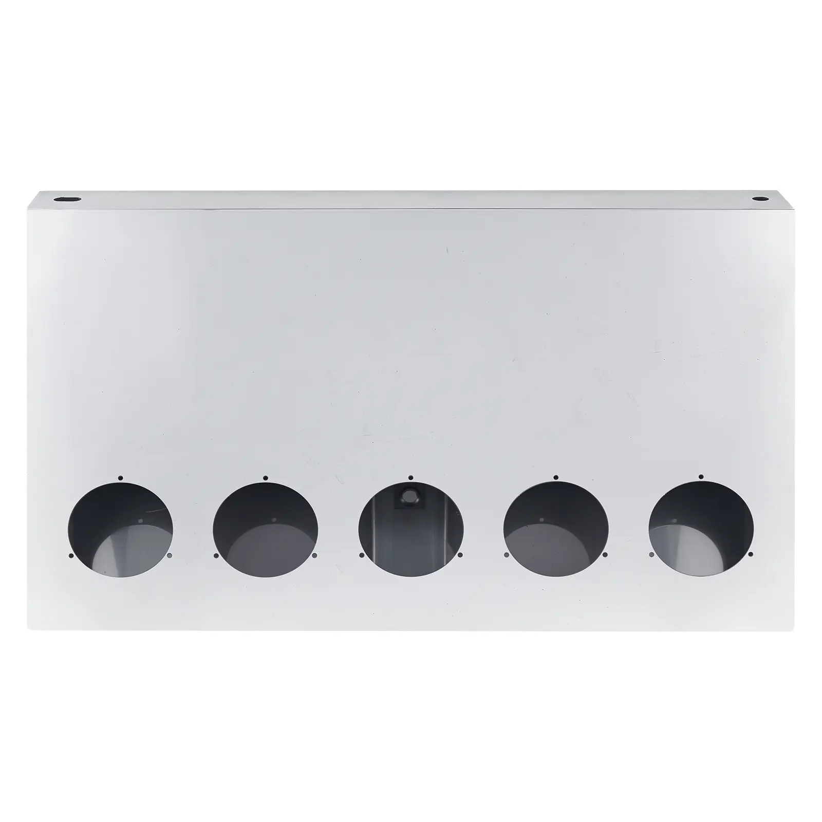 Tail Light Panel Stainless Steel with Five 4.49" Light Round Cutouts Rear Light Panel with a Backing Panel for Semi Truck