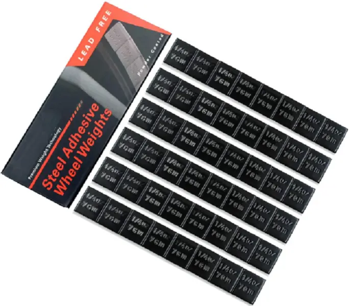 Easy Peel Adhesive Stick-on Wheel Weights for Vehicles Cars Trucks SUVs Motorcycles 48 Pcs
