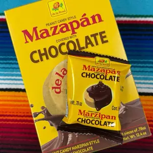 Mazapán covered with chocolate 16pcs
