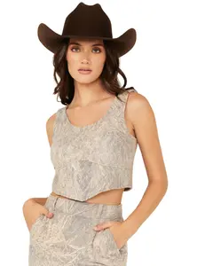 Tribe Kelley Women's Camo Down Yonder Mossy Oak Print Cropped Corset Top - Tk1327-Brsh