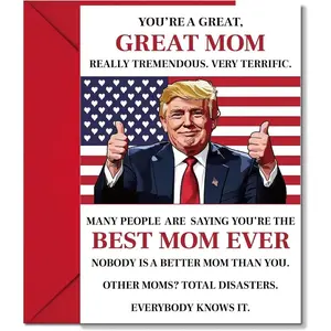 Premium Quality Greeting Card with Smooth Paper, Funny & Heartfelt Message for Mom/Grandma from Daughter/Son, Ideal for Mother's Day & Birthday Gifting (Office Stationery Card Stock)