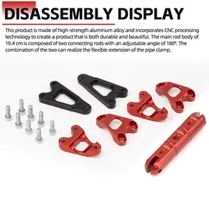 Adjustable Multifunction Crossbar Handlebar for Pcx125/pcx150/pcx160/motorcycle, Durable & Versatile Design, Easy Installation, Motor Parts Accessories