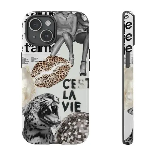 Leonard Collection 2-Piece Star Print Phone Case - Rubber & Polycarbonate Drop-Cushion TPU Shock-Absorbent Cover with Protection, Wireless Compatibility, Fits iPhone 17,16 Pro Max,15,14,13,12,11