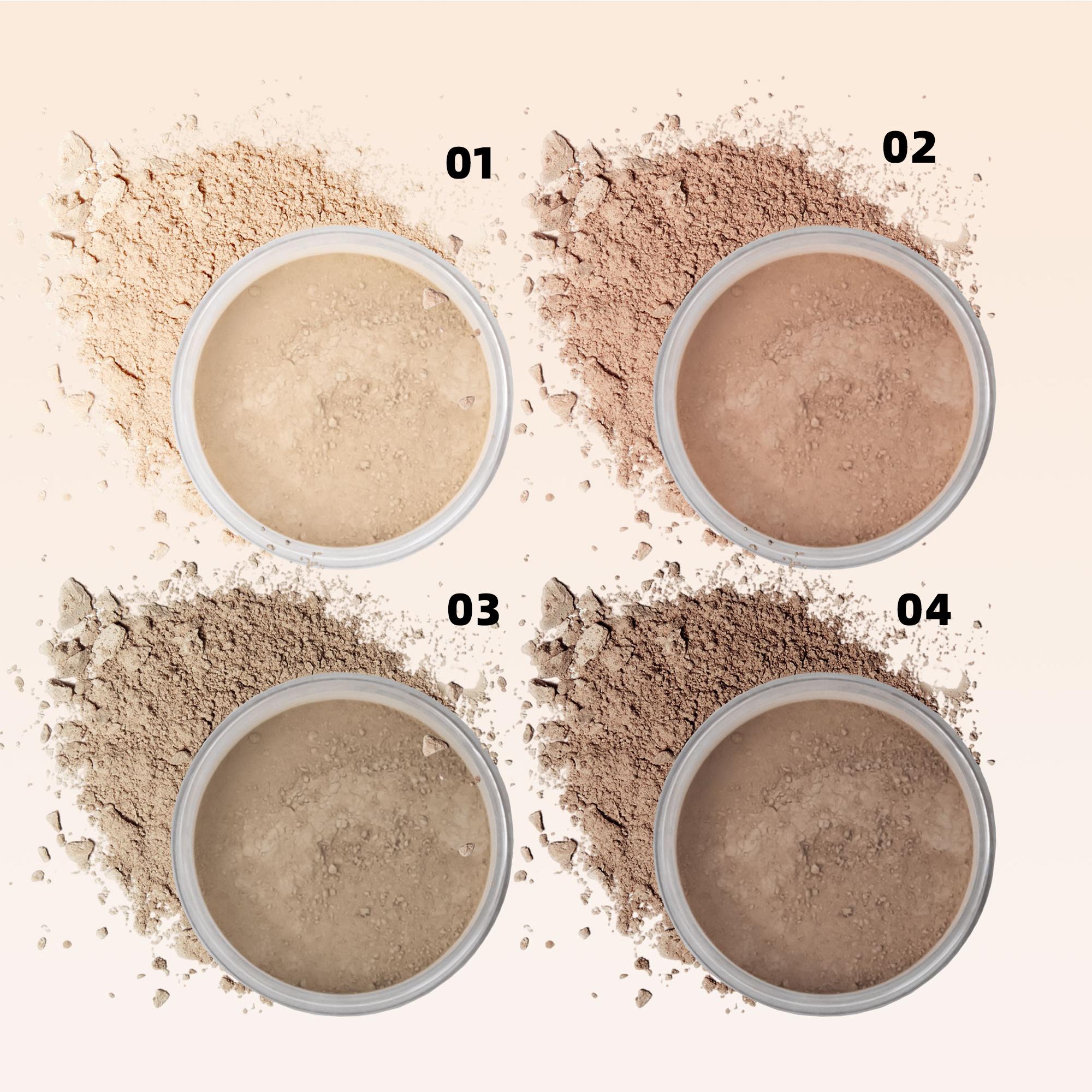 Oil Control Loose Powder – Smooth Blurring Setting Powder with Waterproof Long-Wear Formula, Soft Matte Finish and Shine-Reducing Effect for Fresh-Looking Skin, Ideal for Everyday Makeup, Travel and Outdoor Wear.