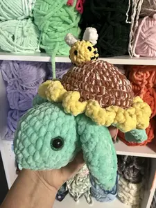 Crochet Sunflower Turtle