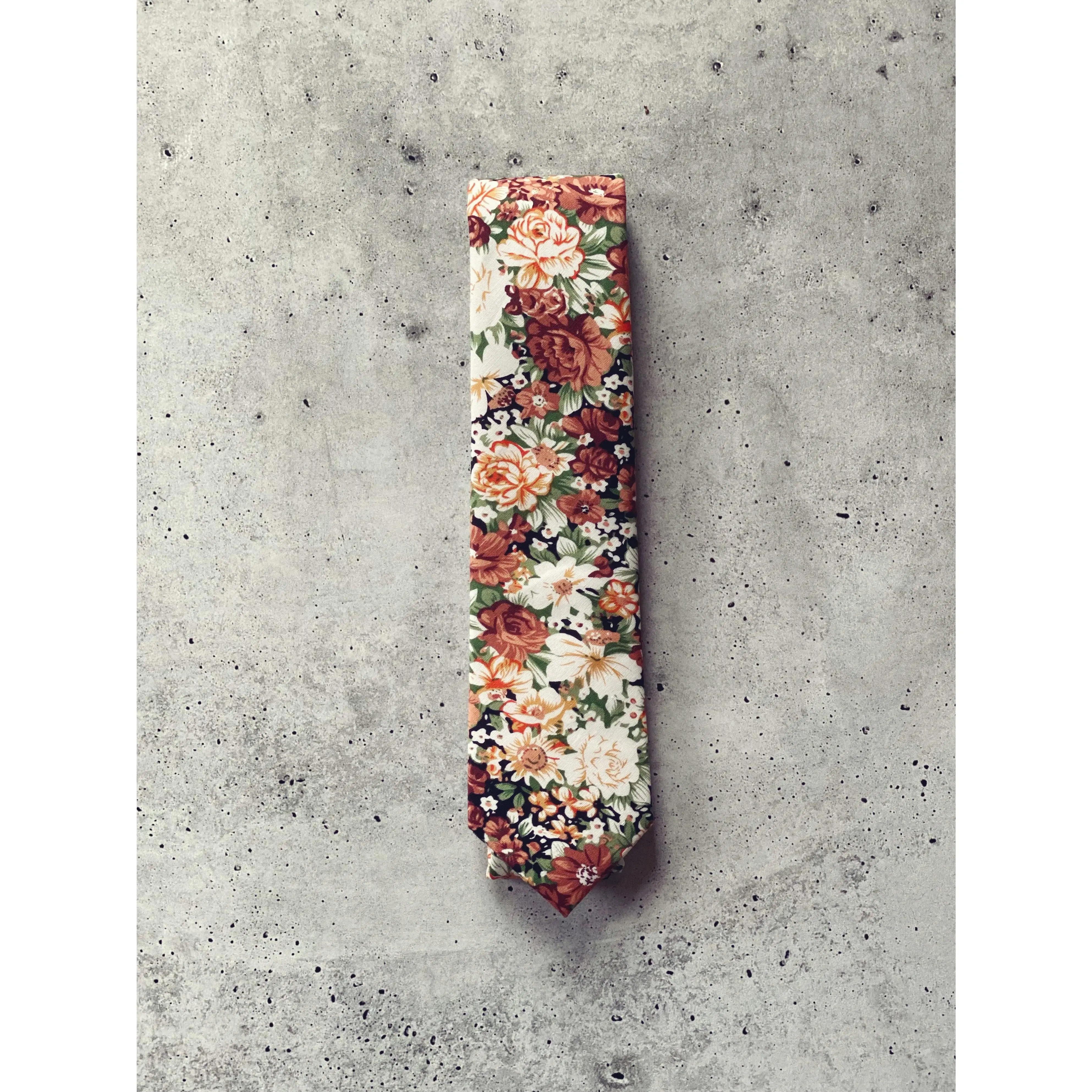 Louis Floral Cotton Neck Tie