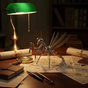 DIY Steam Punk Locust Model Kit, High-Difficulty Handmade Craft, Home Decor, Perfect Gift for Boyfriend, Birthday, Christmas, Halloween