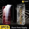 [2PCS] FUNCAT GLOBAL Tempered Glass Cellphone Screen Protectors - Protective Aftermarket for iPhone 18/17/16/15/14/13/12, Headset Covered, Fingerprint-Proof Electroplated Layer, Reusable Dust-Free Applicator, Easy Installation