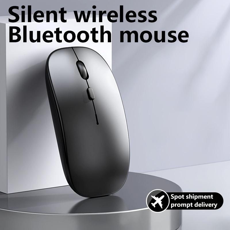 Wireless Bluetooth-compatible Dual Mode Mouse, Charging Display Screen, Silent, Laptop, Desktop Computer, Phone, Tablet Compatible, Lightweight Design