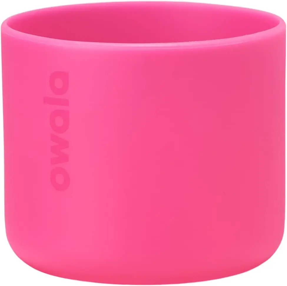Owala Silicone Water Bottle Boot, Anti-Slip Protective Sleeve for Water Bottle, Protects FreeSip, Twist, and Flip Stainless Steel Water Bottles, 24/32 Oz, pink