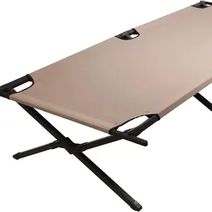 Trailhead II Folding Camping Cot, Accommodates Campers up to 6ft 2in or 300lbs, Ideal for Camping, Lounging, and Elevated Sleeping