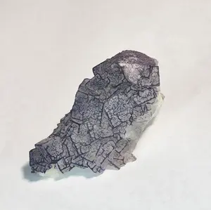 QR Code Fluorite Crystal Cluster Qinglong Mine, China Fluorite Specimen QRF2202