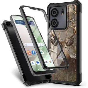 BLU View 5 Phone Case for BLU View 5 (B160V) with Built-in Screen Protector, Dual Layer Shockproof Full-Body Casing, Military-Grade Protection