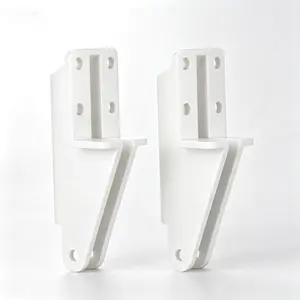 Replacement Bracket for Door Closers 2-Pack Plastic Storm Hardware Post Jamb Mounting Kit Easy Install Durable White Parts Screen Door Accessory