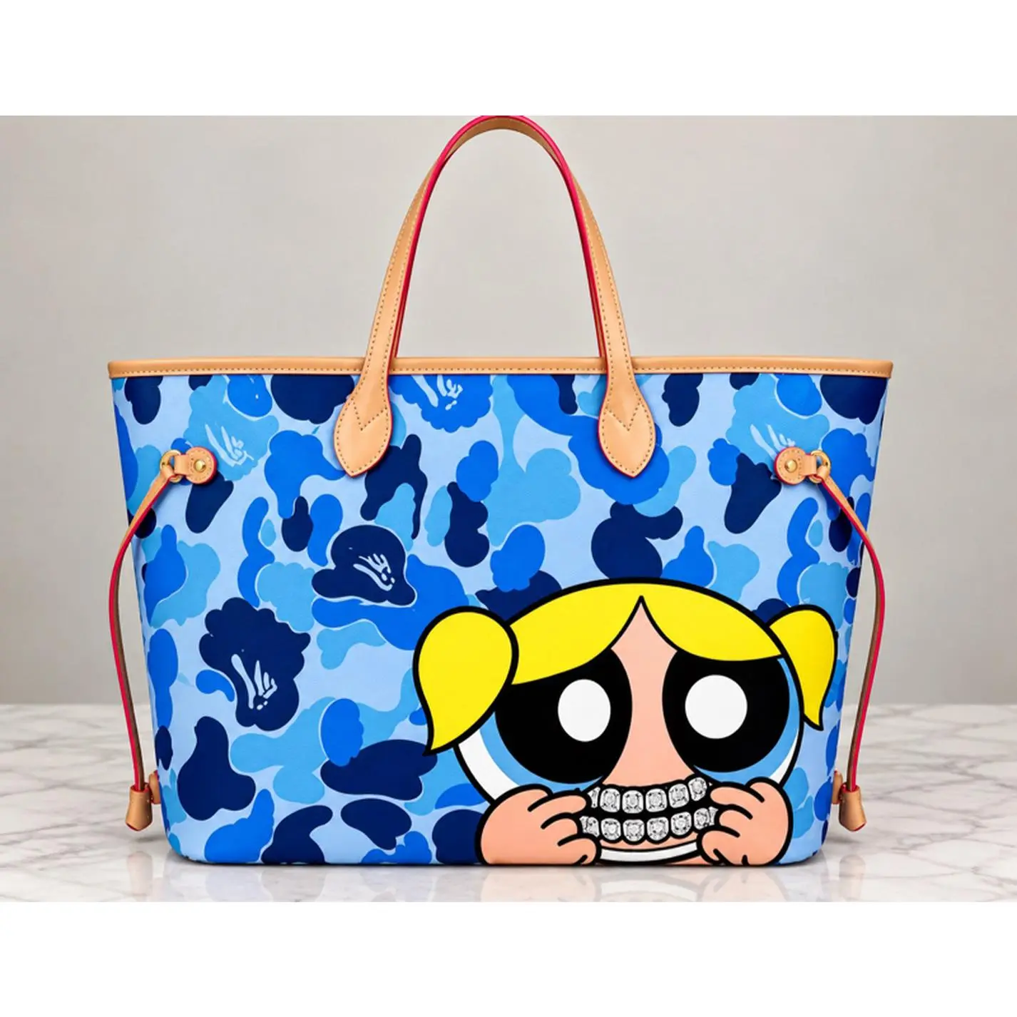 Powerpuff Girls Camo Tote Bag