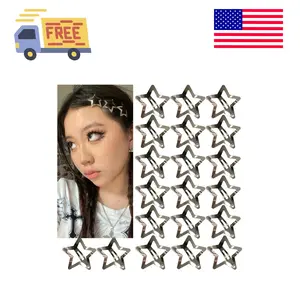 20 PCS 1.22" Star Hair Accessories