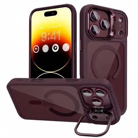 Shockproof Magsafe Phone Case Camera Lens Protectors & Stand for iPhone 18 Pro Max,  Shockproof Phone Cover iphone 12-17, techvibes