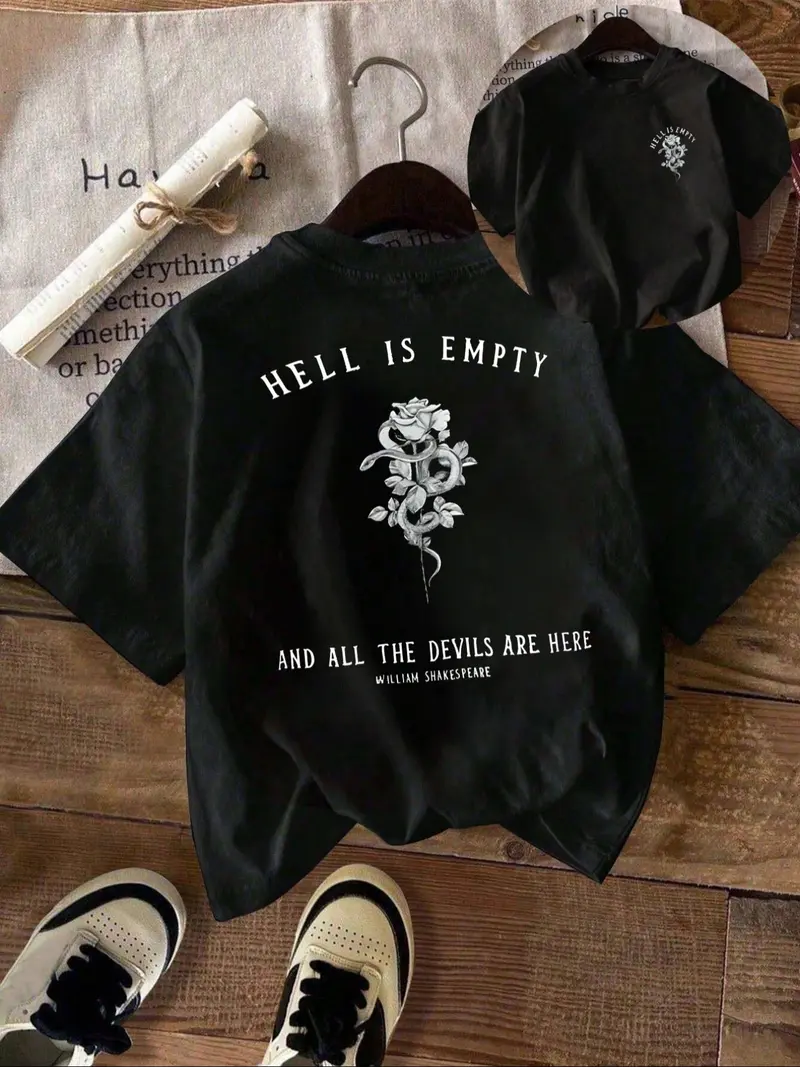 rose whisper graphic tee - TikTok Shop