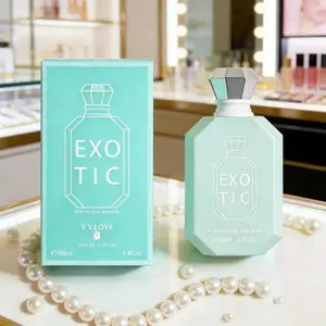 Exotic Valene Mint Green Crystal Perfume EDP 100ml