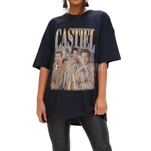 CASTIEL Vintage Shirt, Castiel Homage T shirt, , Castiel Retro 90s Shirt, Fashion Cotton, Full Colors, Full Sizes, For Men, For Women