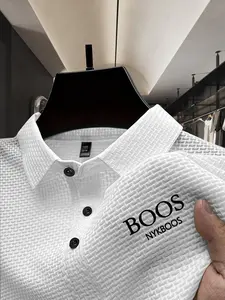 Men's G533 Business Shirt, Fitted Short Sleeve Design, Breathable Fabric, Ideal for Formal & Casual Wear, Stylish Men's Clothing