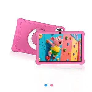 10.1 Inch Android Tablet, Parental Controls Tablet, Dual Cameras Tablet, Wireless Connectivity Tablet, Soft Silicone Case Tablet