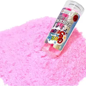 ®Latex Pink Fake Snow Sand Sensory bin Filler Alternative to Sand Toys & Slime Suitable for Girls Play Sand Toy Princess Unicorn ice Cream Valentine's Day Sensory bin Filler